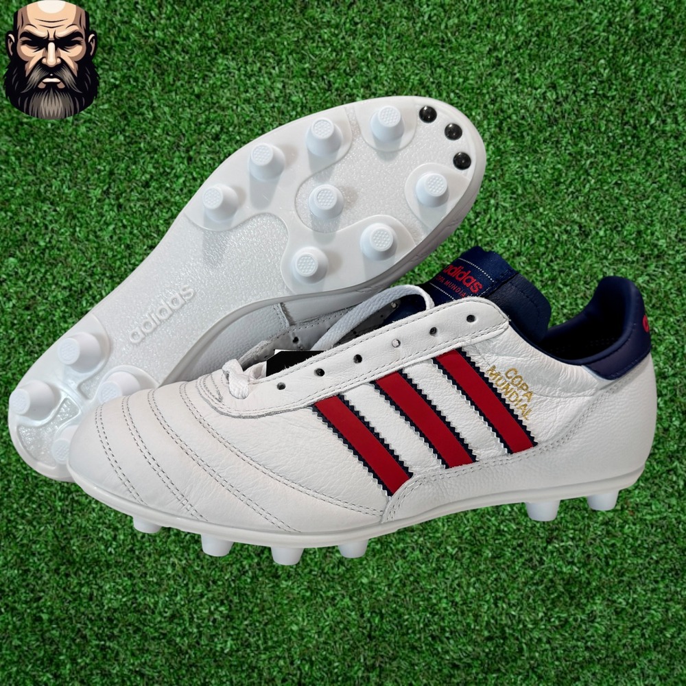 adidas Copa Mundial FG 'Cloud White Pure Ruby Dark Blue' KJ3527 Men's Size 8